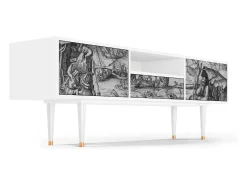 Sale Mueble de TV - 170х59х41 cm - T6 - The Temptation, Branco Bege