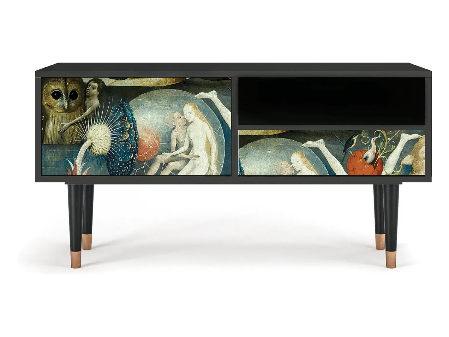 Clearance Mueble de TV - 115х59х48 cm - T3 - The Garden Of by Bosch, Antracite Cinza antracite
