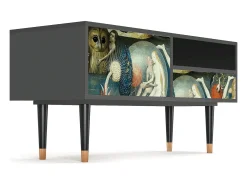 Clearance Mueble de TV - 115х59х48 cm - T3 - The Garden Of by Bosch, Antracite Cinza antracite