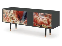 Sale Mueble de TV - 170х69х48 cm - T1 - The City Rises, Antracite Cinza antracite