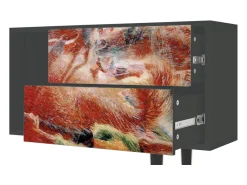 Sale Mueble de TV - 170х69х48 cm - T1 - The City Rises, Antracite Cinza antracite