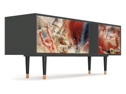 Sale Mueble de TV - 170х69х48 cm - T1 - The City Rises, Antracite Cinza antracite