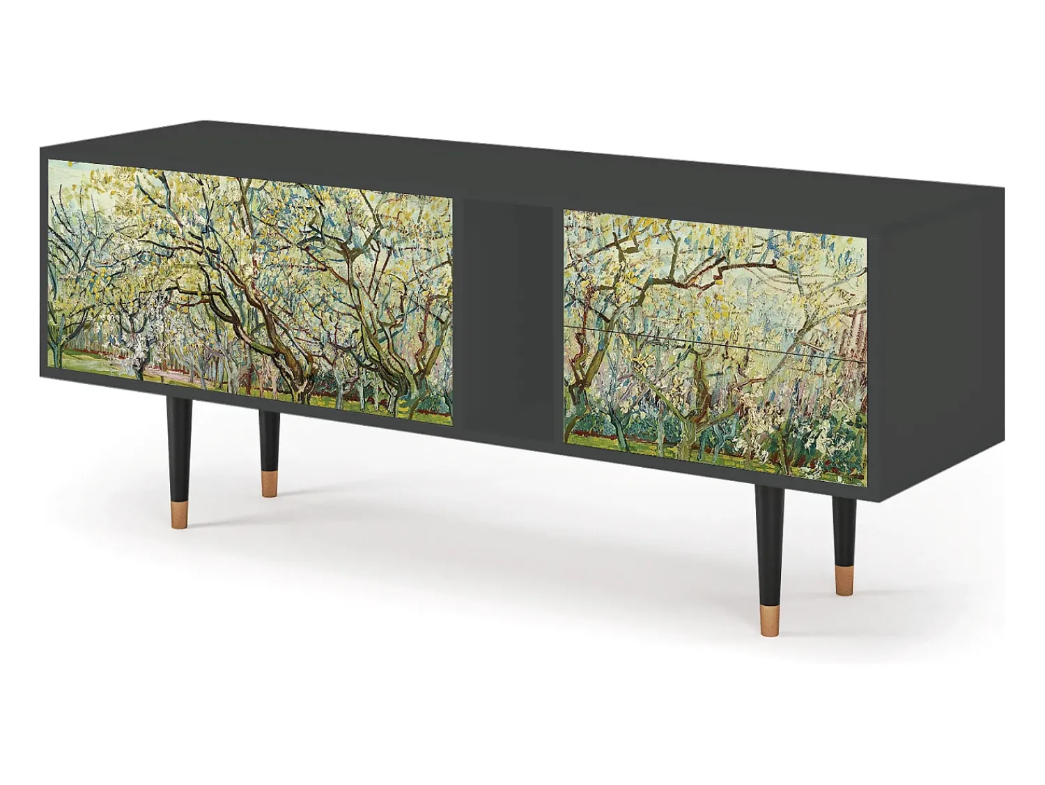 Sale Mueble de TV - 170х69х48 cm - T1 - The Branco Orchard, Antracite Cinza antracite