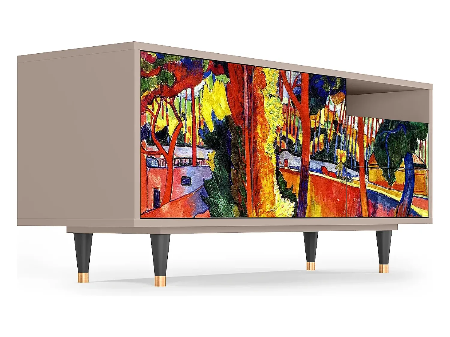 Mueble de TV - 125х56х41 cm - T7 - The Turning Road, Latte^ Móvel De Tv