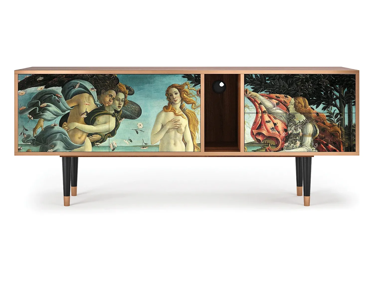 Online Mueble de TV - 170х69х48 cm - T1 - The Birth of Venus, Nogueira Castanho