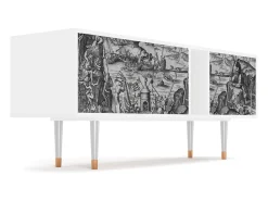 Móvel De Tv* Mueble de TV - 170х69х48 cm - T1 - The Temptation, Branco Bege