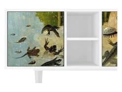 Móvel De Tv* Mueble de TV - 150х69х41 cm - T5 - The Garden by Bosch, Branco Bege