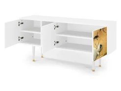 Móvel De Tv* Mueble de TV - 150х69х41 cm - T5 - The Garden by Bosch, Branco Bege