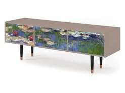 Móvel De Tv| Mueble de TV - 170х59х48 cm - T4 - The water lily pond , Latte Bege