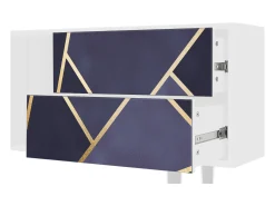 Discount Mueble de TV - 170х69х48 cm - T1 - The Amethyst, Branco Bege