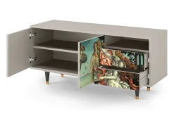 Móvel De Tv| Mueble de TV - 125х56х41 cm - T7 - The Birth of Venus, Areia Bege