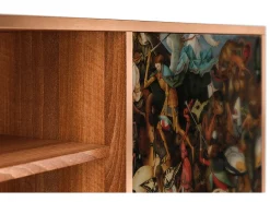 Móvel De Tv* Mueble de TV - 170х69х48 cm - T2 - The Fall, Nogueira Castanho