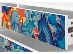 Online Mueble de TV - 170х59х48 cm - T4 - The Girl - James Jean, Branco Bege
