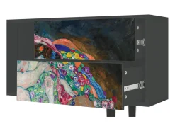 Sale Mueble de TV - 170х69х48 cm - T1 - The Maiden by Klimt, Antracite Cinza antracite