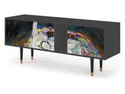 Sale Mueble de TV - 170х69х48 cm - T1 - The Maiden by Klimt, Antracite Cinza antracite
