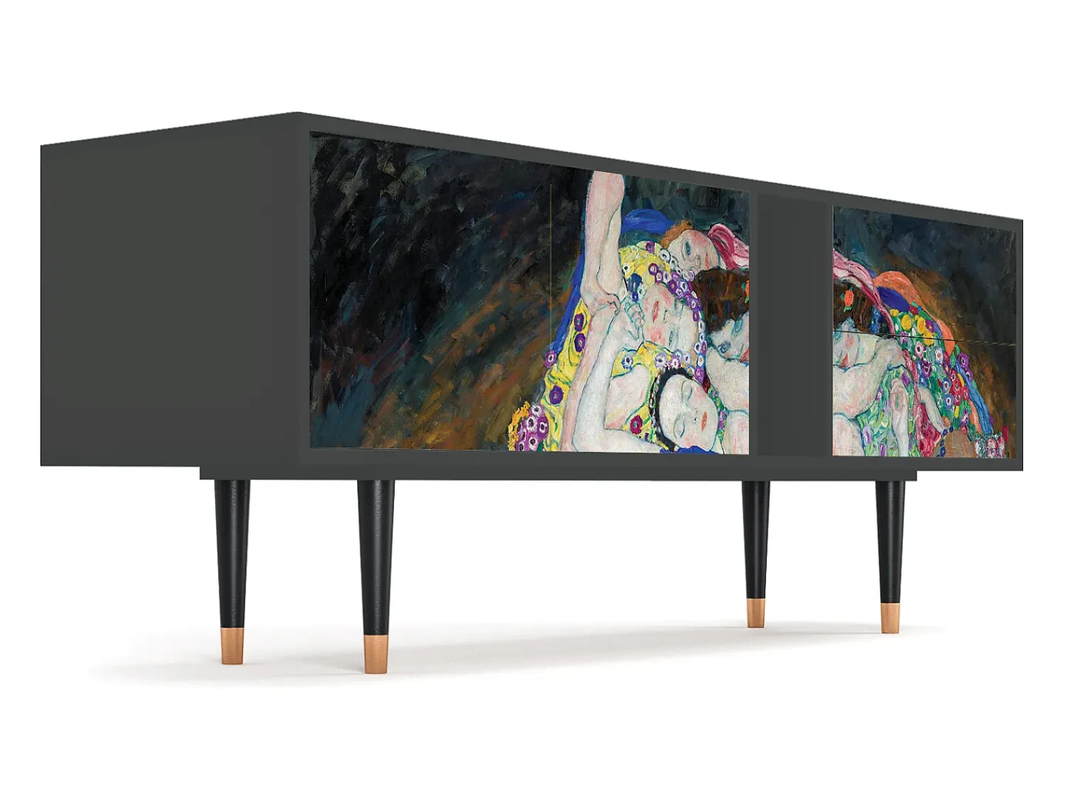 Sale Mueble de TV - 170х69х48 cm - T1 - The Maiden by Klimt, Antracite Cinza antracite