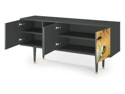 Móvel De Tv| Mueble de TV - 150х69х41 cm - T5 - The Garden by Bosch, Antracite Cinza antracite