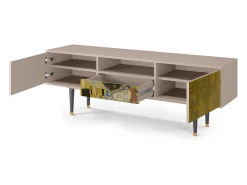 Móvel De Tv| Mueble de TV - 170х59х41 cm - T6 - The Kiss by Klimt , Latte Bege