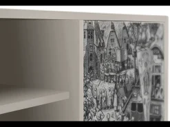 Móvel De Tv| Mueble de TV - 170х69х48 cm - T2 - The Festival of Saint, Areia Bege