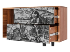Móvel De Tv| Mueble de TV - 170х69х48 cm - T1 - The Temptation, Nogueira Castanho
