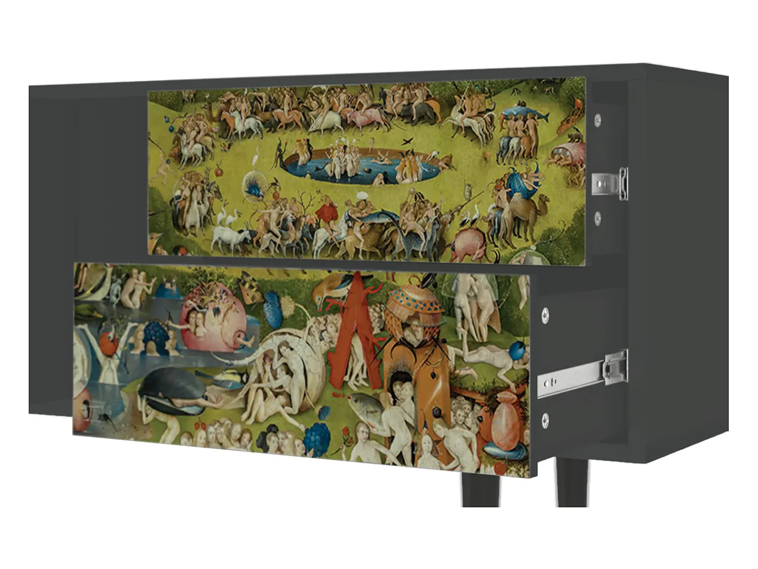 Mueble de TV - 170х69х48 cm - T1 - The Garden 2 by Bosch, Antracite^ Móvel De Tv