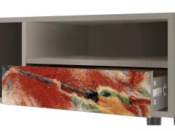 Mueble de TV - 115х59х48 cm - T3 - The City Rises, Areia^ Móvel De Tv