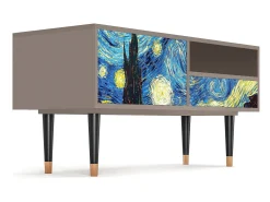 Móvel De Tv* Mueble de TV - 115х59х48 cm - T3 - The Starry Night , Latte Bege