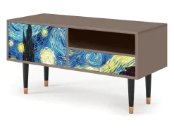 Móvel De Tv* Mueble de TV - 115х59х48 cm - T3 - The Starry Night , Latte Bege