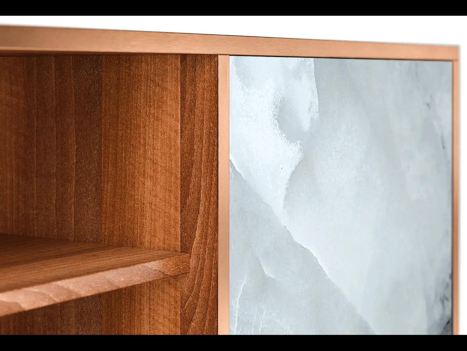 Móvel De Tv* Mueble de TV - 170х69х48 cm - T2 - The Onyx, Nogueira Castanho