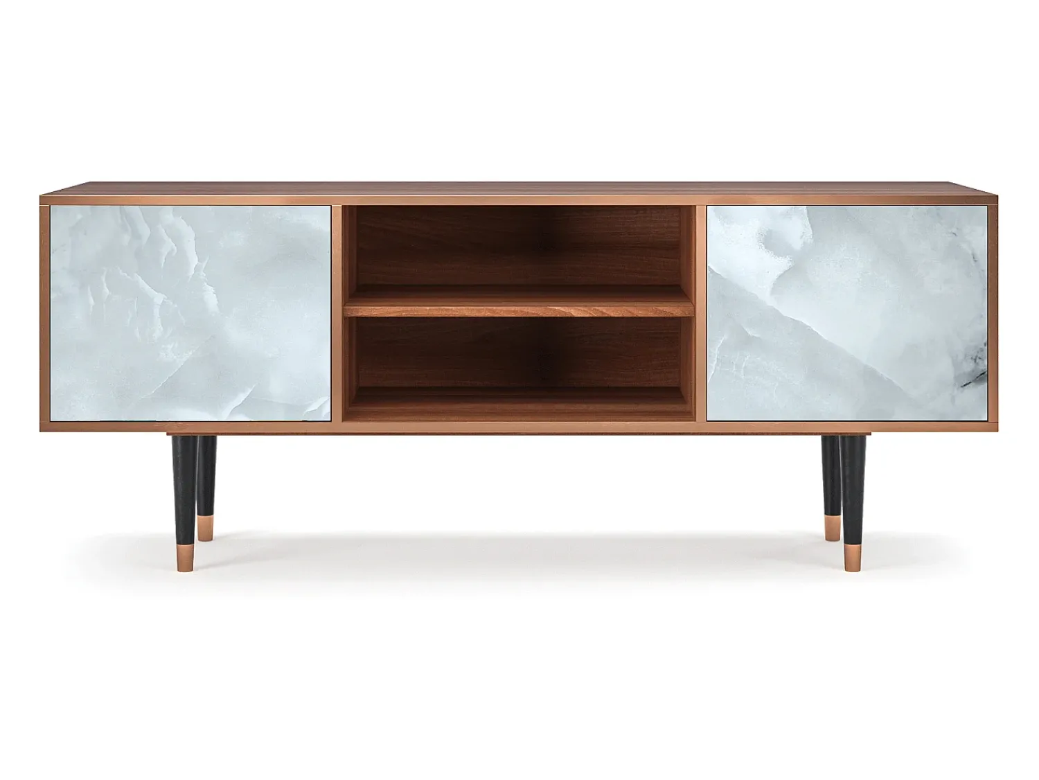 Móvel De Tv* Mueble de TV - 170х69х48 cm - T2 - The Onyx, Nogueira Castanho