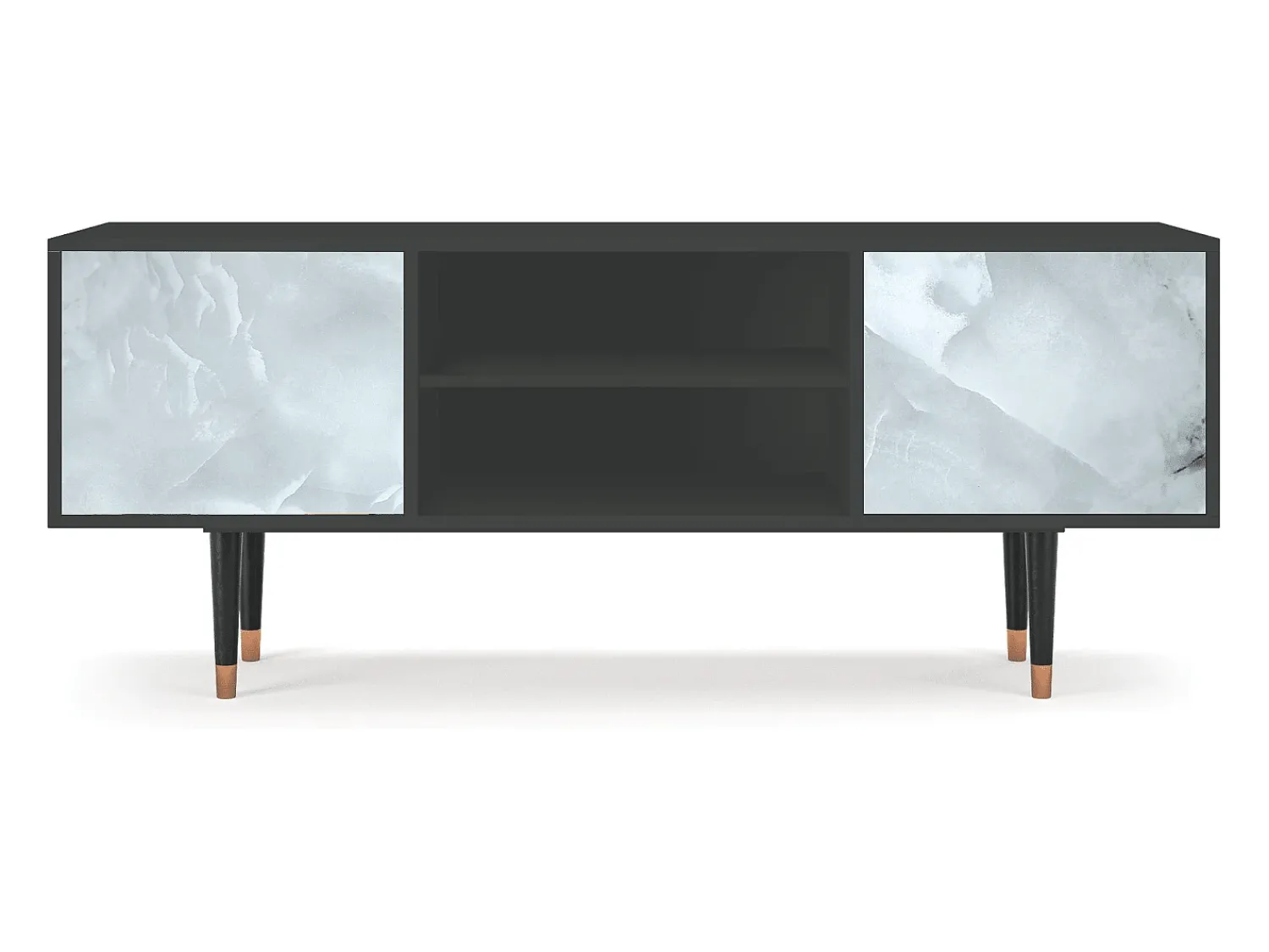 Mueble de TV - 170х69х48 cm - T2 - The Onyx, Antracite^ Móvel De Tv