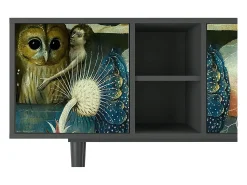Móvel De Tv* Mueble de TV - 150х69х41 cm - T5 - The Garden Of by Bosch, Antracite Cinza antracite