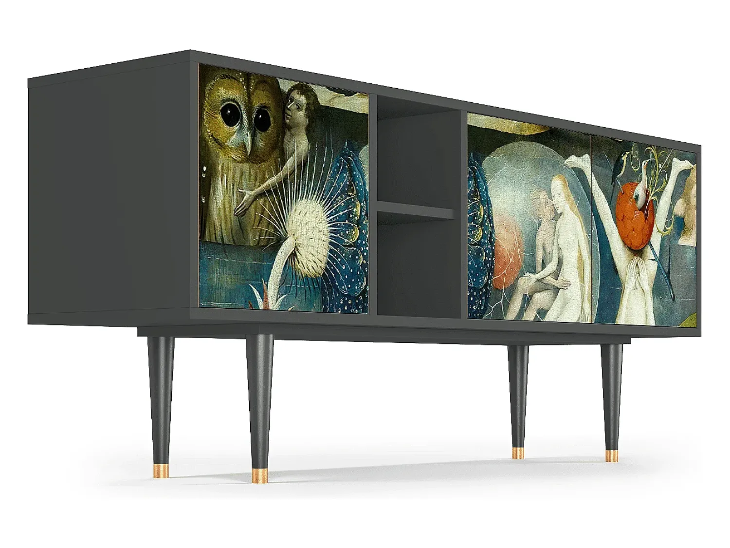 Móvel De Tv* Mueble de TV - 150х69х41 cm - T5 - The Garden Of by Bosch, Antracite Cinza antracite