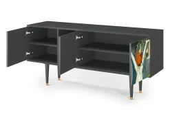 Móvel De Tv* Mueble de TV - 150х69х41 cm - T5 - The Garden Of by Bosch, Antracite Cinza antracite