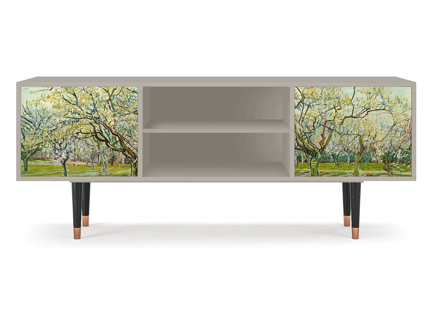 Mueble de TV - 170х69х48 cm - T2 - The Branco Orchard, Areia^ Móvel De Tv