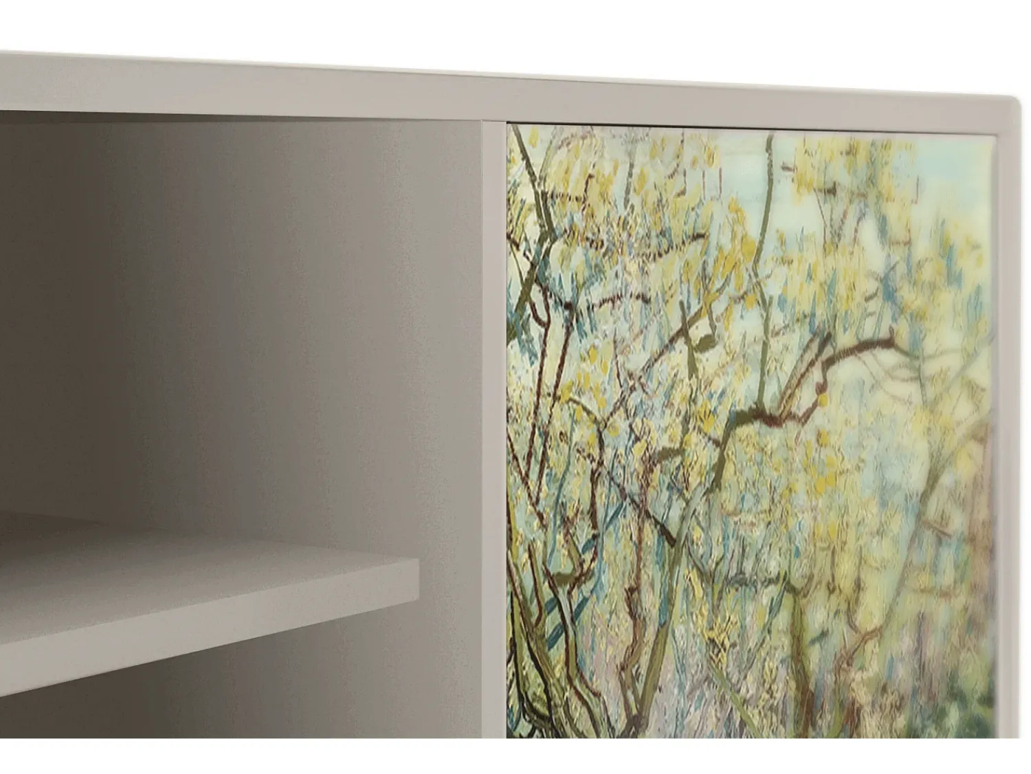 Mueble de TV - 170х69х48 cm - T2 - The Branco Orchard, Areia^ Móvel De Tv