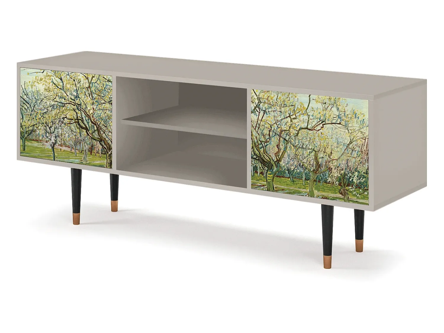 Mueble de TV - 170х69х48 cm - T2 - The Branco Orchard, Areia^ Móvel De Tv