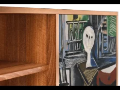 Móvel De Tv* Mueble de TV - 170х69х48 cm - T2 - The Studio , Nogueira Castanho