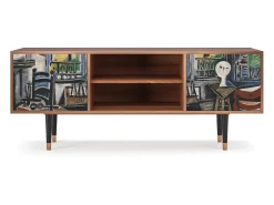 Móvel De Tv* Mueble de TV - 170х69х48 cm - T2 - The Studio , Nogueira Castanho