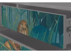 Móvel De Tv| Mueble de TV - 170х59х48 cm - T4 - The Repast of the Lion, Cinza Cinzento