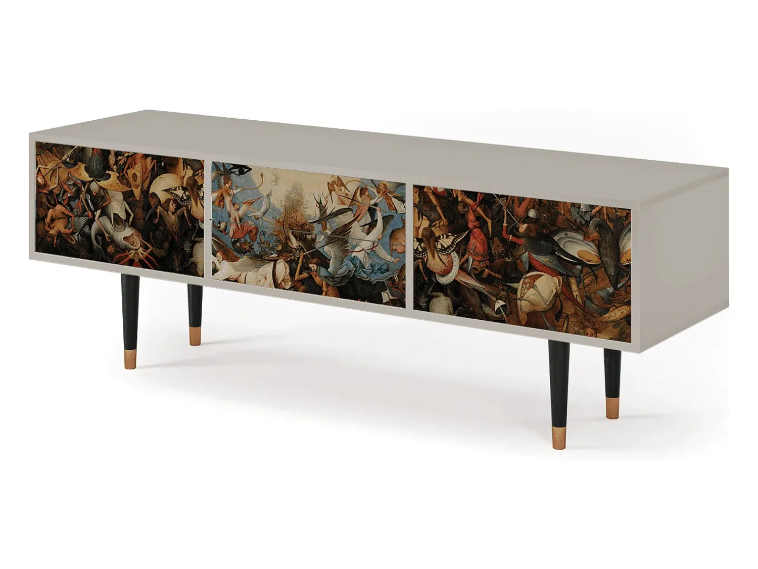 Outlet Mueble de TV - 170х59х48 cm - T4 - The Fall, Areia Bege