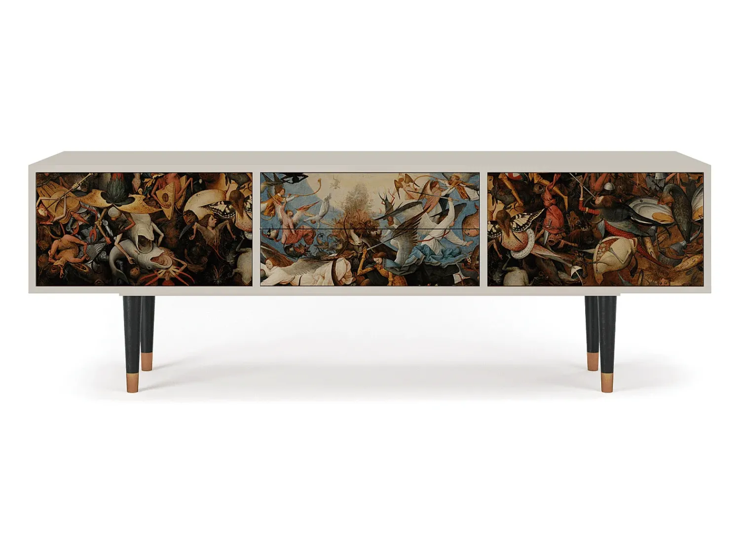 Outlet Mueble de TV - 170х59х48 cm - T4 - The Fall, Areia Bege