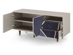 Mueble de TV - 125х56х41 cm - T7 - The Amethyst, Areia^ Móvel De Tv
