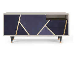 Mueble de TV - 125х56х41 cm - T7 - The Amethyst, Areia^ Móvel De Tv