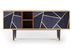 Mueble de TV - 150х69х41 cm - T5 - The Amethyst, Nogueira^ Móvel De Tv