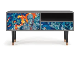 Mueble de TV - 115х59х48 cm - T3 - The Girl - James Jean, Areia^ Móvel De Tv