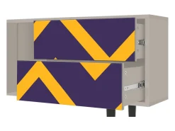 Móvel De Tv| Mueble de TV - 170х69х48 cm - T1 - The Brightest Way, Areia Bege