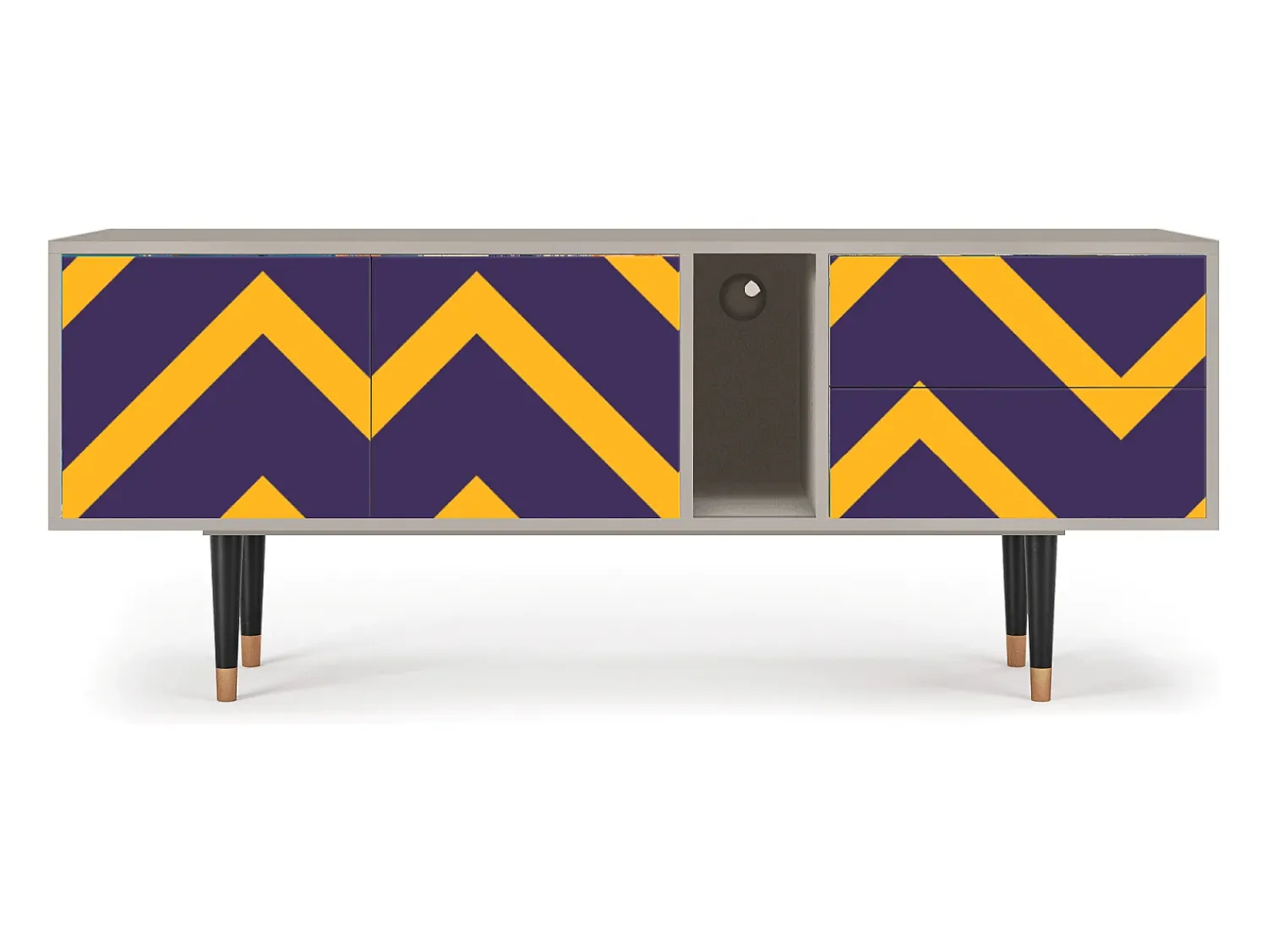 Móvel De Tv| Mueble de TV - 170х69х48 cm - T1 - The Brightest Way, Areia Bege