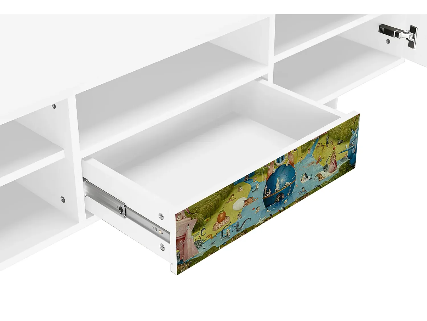 Best Mueble de TV - 170х59х41 cm - T6 - The Garden 2 by Bosch, Branco Bege