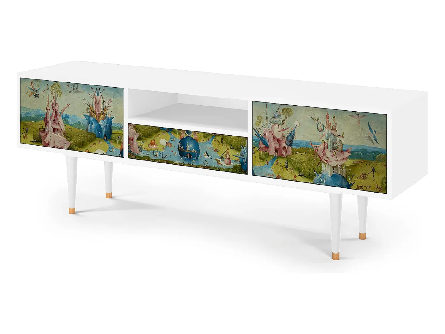 Best Mueble de TV - 170х59х41 cm - T6 - The Garden 2 by Bosch, Branco Bege